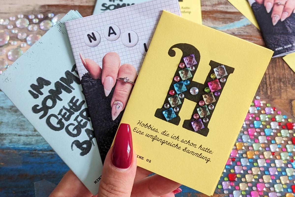 Making random mini zines because it’s fun